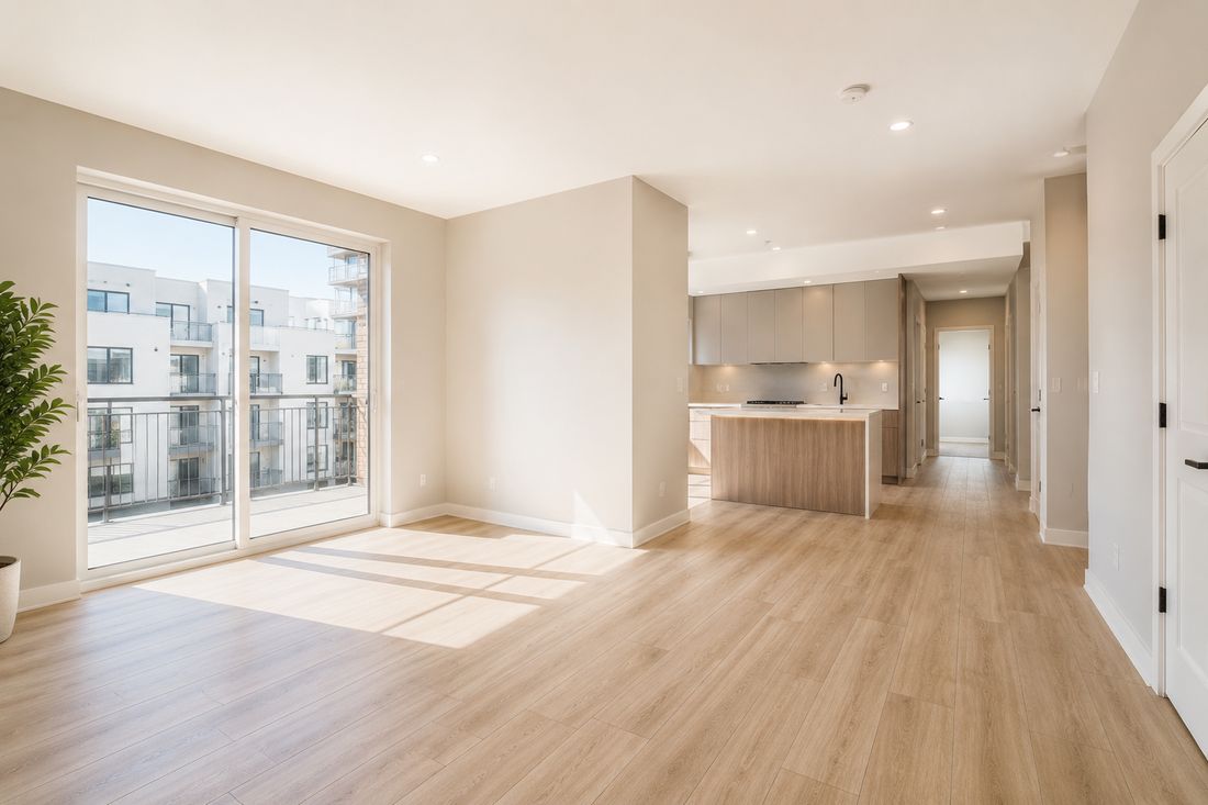 Move-in ready freshly painted rental apartment